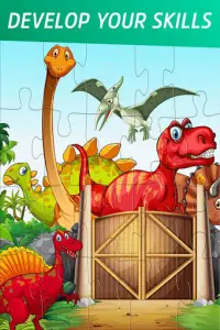 Dinosaur Puzzle - Dino Puzzle Games For Kids Screen Shot 2