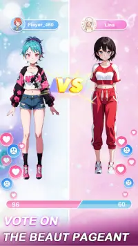 Anime Dress Up Games Moe Girls Screen Shot 1