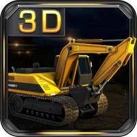 Bagger 3D-Parkplatz Spiel