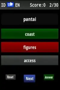 Vocabulary Trainer (ID/EN) Beg Screen Shot 3