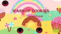 wars of cookie in nightmare run:running games Screen Shot 0