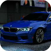 Driving BMW M5 F90 Drift Car Simulator