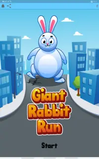 Giant Rabbit Run Screen Shot 1