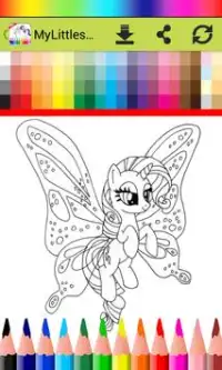 Coloring Book for My Pony Screen Shot 0