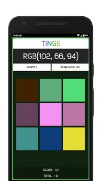 TINGE : A Color Game Screen Shot 1