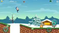Ninja Hattori Shooter jump   run in the jungle Screen Shot 3