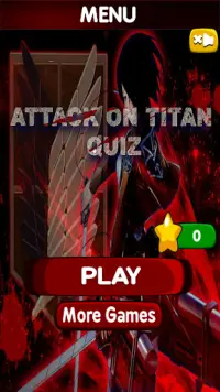 Attack On Titan Quiz Trivia 2021👾 Screen Shot 0