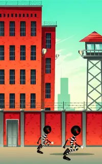 Злой Стикмен побег из тюрьмы Приключенческие игры Screen Shot 11