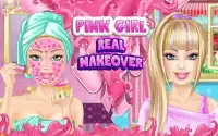 Pink Makeover: Game for Girls Screen Shot 0