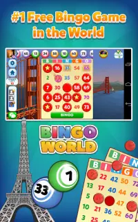 Bingo World - FREE Game Screen Shot 0