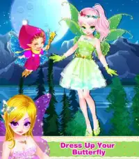 Butterfly Fairy Girls Dress Up Screen Shot 4