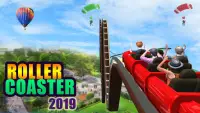 Roller Coaster City Theme Park Sky Train 2020 Screen Shot 0
