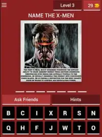 X COMICS - Character Quiz Screen Shot 9