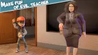 Scare Scary Bad Teacher 3D - Spooky & Scary Games Screen Shot 4