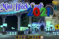 Mini Block Craft 2021: KawaiiCraft 3D Screen Shot 1