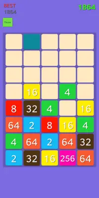 2048 Merge Shooter Fall Number Screen Shot 1