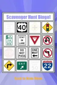 Scavenger Hunt Bingo! Screen Shot 4