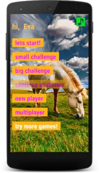 Horses memory game - beautiful photos of horses Screen Shot 0