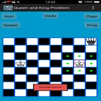 Chess Queen and King Problem Screen Shot 4