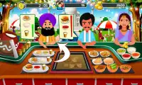 Das große indische Street Food Restaurant Food Gam Screen Shot 3