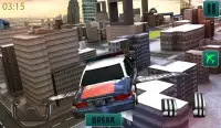 Free flying police car games Screen Shot 0