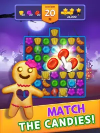 Spooky Cookie Party : Sweet Blast Puzzle Games Screen Shot 7