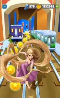 Princess Rapunzel Adventure Runner Screen Shot 0