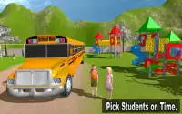 Modern School Bus Driving 3D Simulator Screen Shot 0