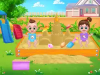 Twins babysitter daycare games Screen Shot 2