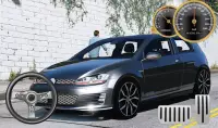 City Driving Volkswagen Golf Parking Screen Shot 2