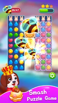 Candy Sweet Bee Puzzle Game Screen Shot 4