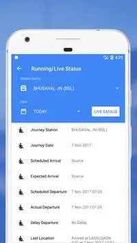 Live Train Status, PNR Status & Indian Rail Info Screen Shot 2