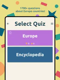 Europe Countries Quiz: Flags & Capitals guess game Screen Shot 10