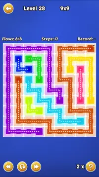Connect xD — Match dots by color game Screen Shot 1