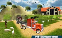 Wild Animal Truck Transport Offline driving game Screen Shot 1