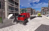 Snow Removal Truck Clean Road Screen Shot 1