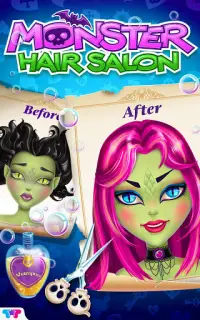 Monster Hair Salon Screen Shot 0