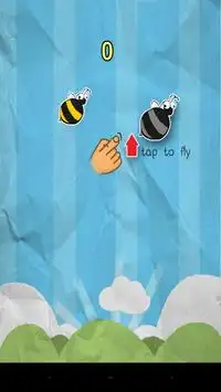 Flappy Bee Screen Shot 2