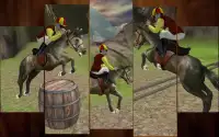 Hill Climb koń Jeździec Run 3D Screen Shot 5