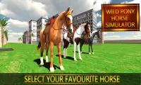 Wild Pony Horse Simulator 3D Screen Shot 1