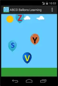 ABC Balloon Learning Game Song Screen Shot 2