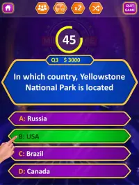 Millionaire 2021 - Trivia Quiz Game Screen Shot 4