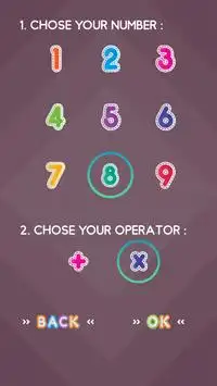 color number: switch between basic math operations Screen Shot 2