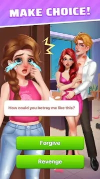 Love Choices - Merge&Makeover Screen Shot 0