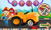Multi Farm Tractor Wash Game: Repair & Design Game Screen Shot 6