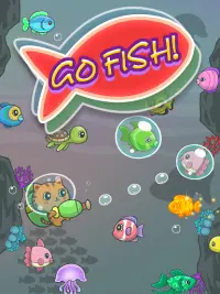 Fishing Games-Fisher Cat Saga!Go fish! Shoot game! Screen Shot 5