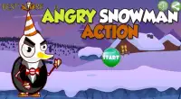 Angry Snowman Action Screen Shot 0