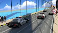 Policía Coche Tráfico Carrera 3d Screen Shot 5