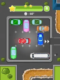 Parking Panic : exit the red car Screen Shot 0