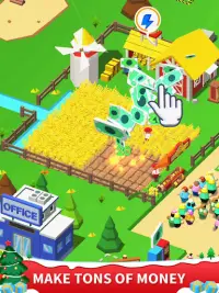 Idle Leisure Farm - Cash Clicker Screen Shot 1